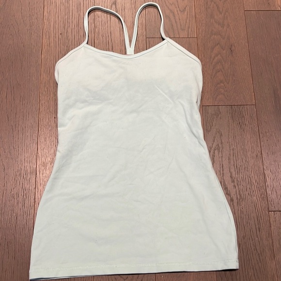 Lululemon Size 6 Power Y Tank *Everlux | Island Mist Tank Top - Picture 3 of 11